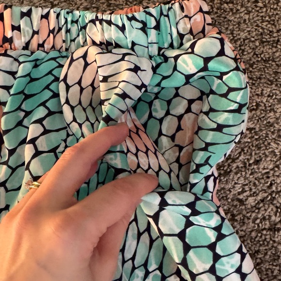 Tyche Multicolor Snake Print Women's Athletic Shorts - Picture 4 of 4